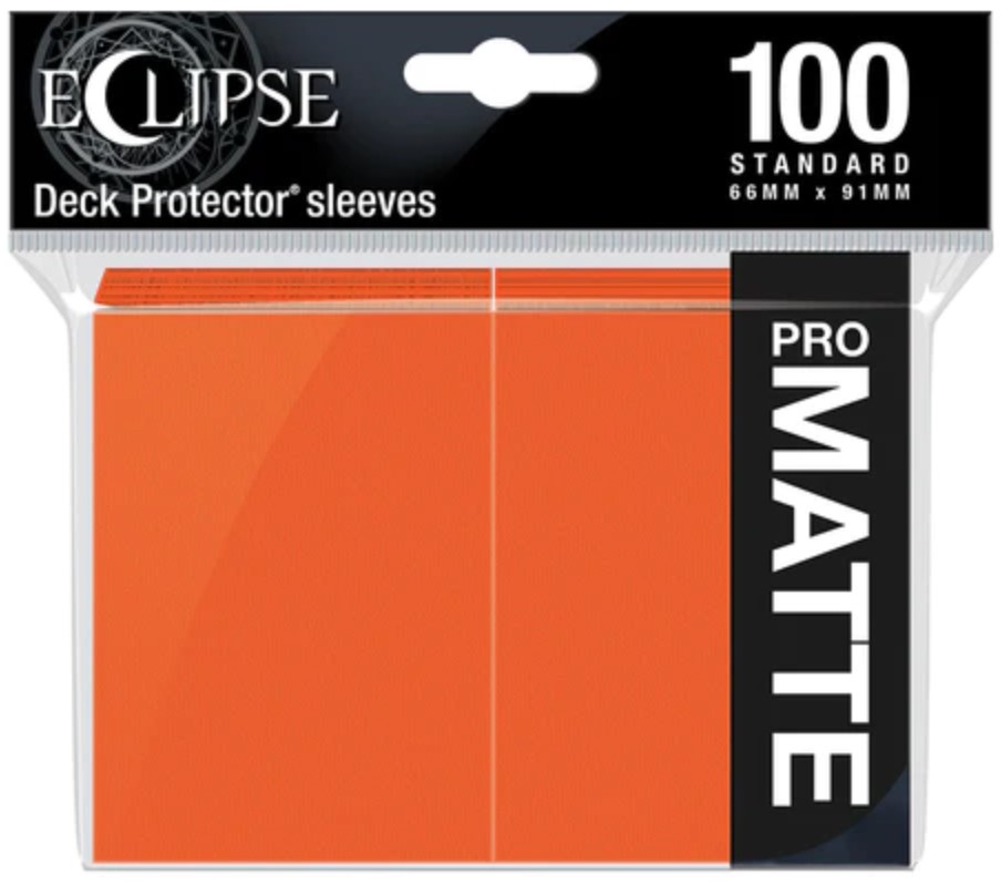 Ultra Pro - Micas Eclipse Matte Standard Pumpkin Orange