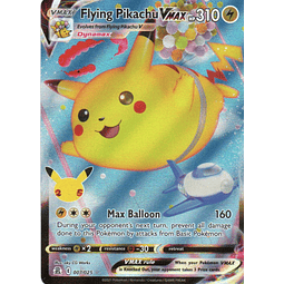 Flying Pikachu VMAX carta poke E 007/025