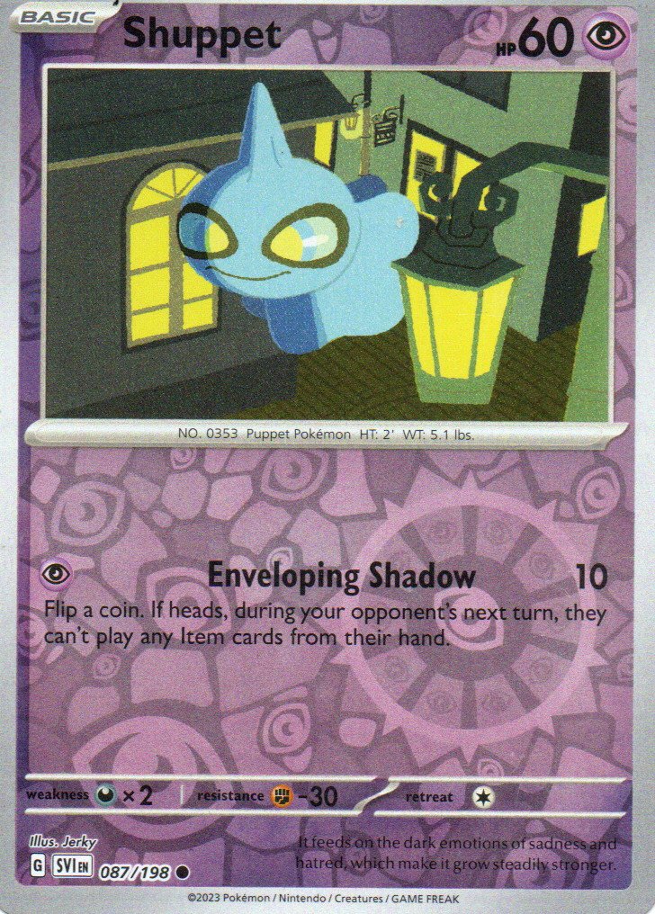 Shuppet carta poke G SVI EN 087/198