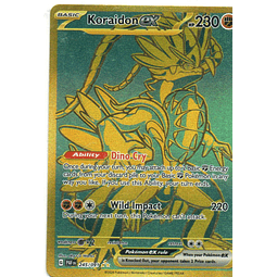 KoraidonEX carta poke PAF EN 245/097