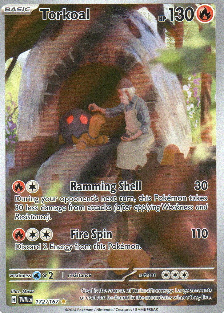 Torkoal carta poke TWM EN 172/167