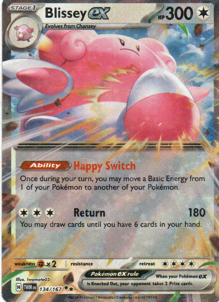 Blissey ex carta poke TWM EN 134/167