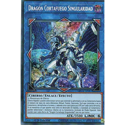 Dragon Cortafuego Singularidad carta yugi MP24-SP087 Prismatic Secret Rare
