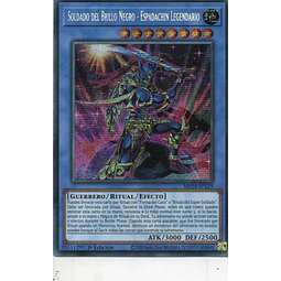 Soldado del Brillo Negro - Espadachin Legendario carta yugi MP24-SP129 Prismatic Secret Rare