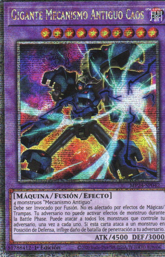 GIgante Mecanismo Antiguo carta yugi MP24-SP042 Quarter Secret Rare