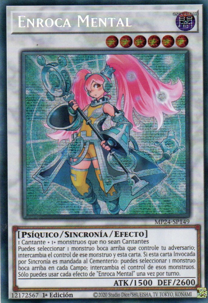 Enroca Mental carta yugi MP24-SP149 Prismatic Secret Rare