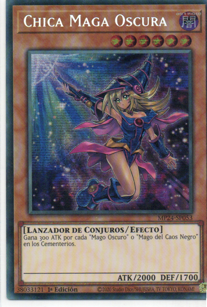 Chica Maga Oscura carta yugi MP24-SP053 Prismatic Secret Rare