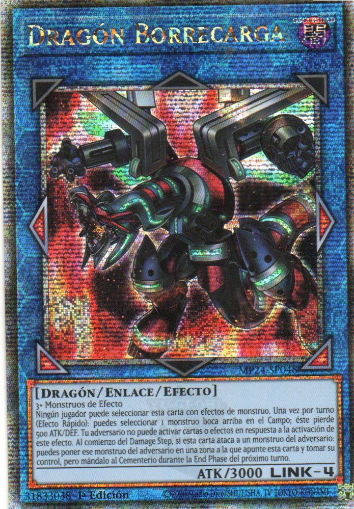 Dragon Borrecarga carta yugi MP24-SP048 Quarter Secret Rare
