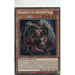 Berfomet de Grandes Alas carta yugi MP24-SP092 Prismatic Secret Rare