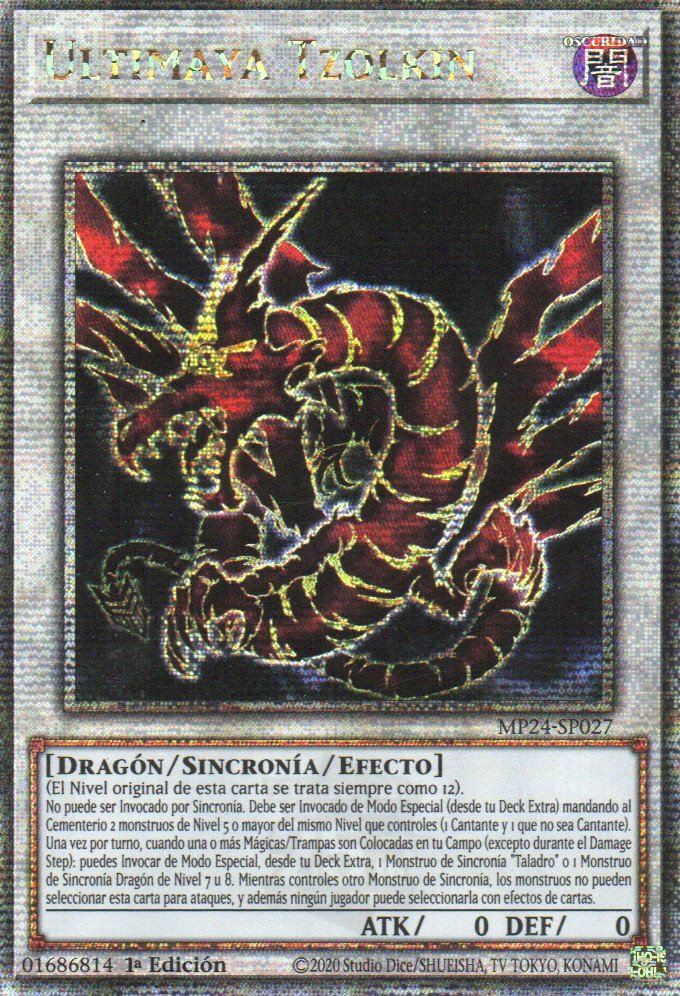 Ultimaya Tzolkin carta yugi MP24-SP027 Quarter Secret Rare