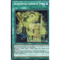 Inscripcion del Cuidador de Tumbas carta yugi MP24-SP064 Prismatic Secret Rare