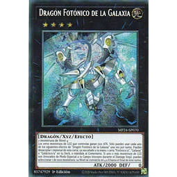 Dragon Fotonico de la Galaxia carta yugi MP24-SP070 Prismatic Secret Rare
