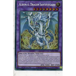 Albion el Dragon Santifuegado carta yugi MP24-SP082 Prismatic Secret Rare