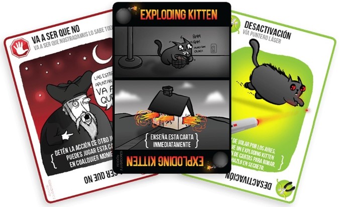 Juego de Mesa - Exploding Kittens 2 Jugadores