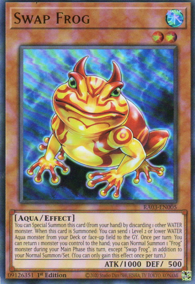 Swap Frog carta yugi RA03-EN005 Ultra Rare