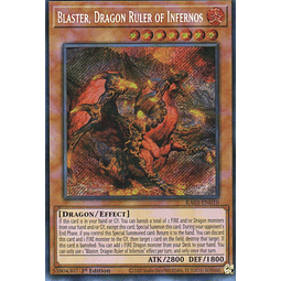 Blaster, Dragon Ruler of Infernos carta yugi RA03-EN010 Prismatic Secret Rare