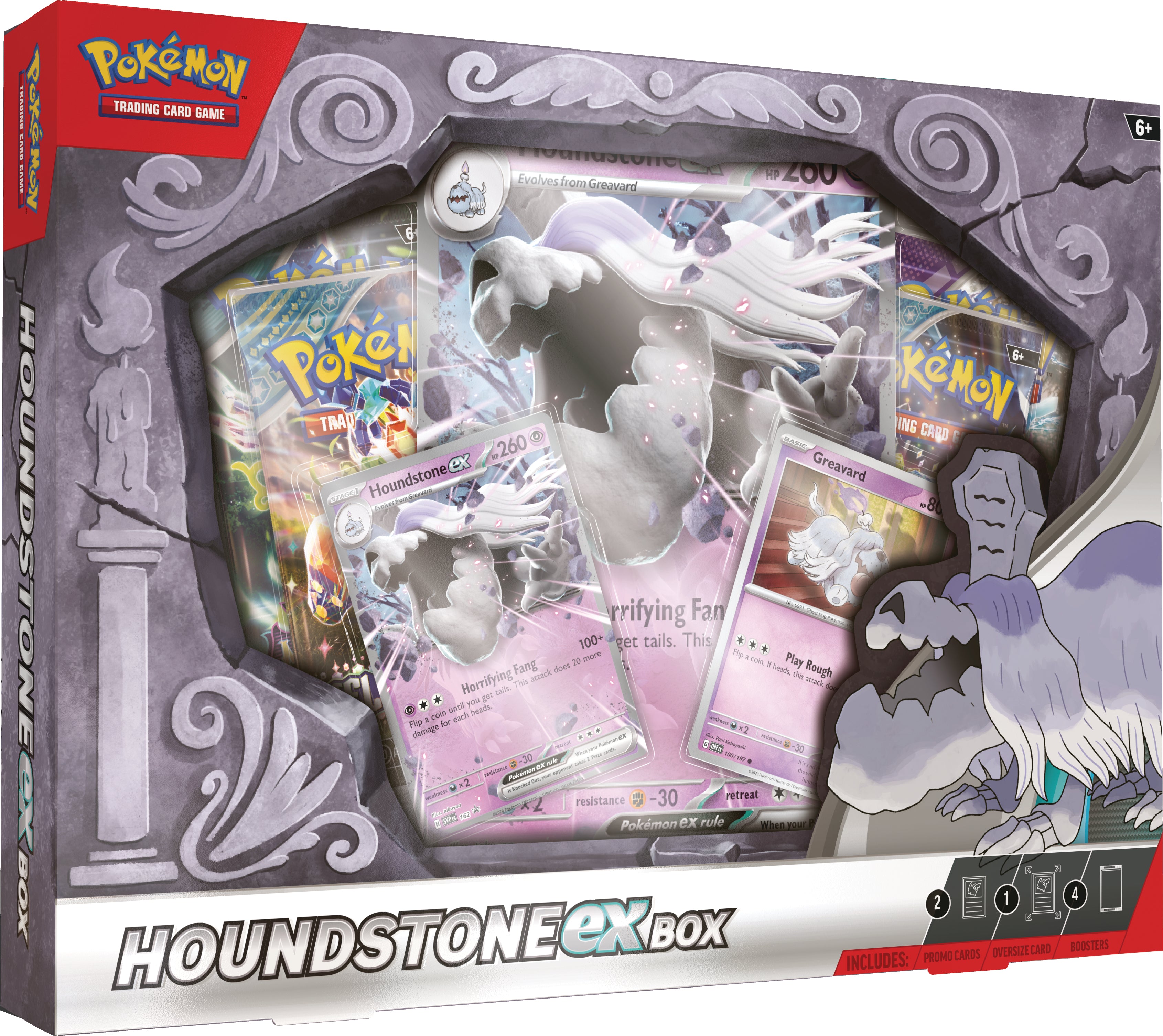 Pokemon Houndstone ex Box ( ingles )