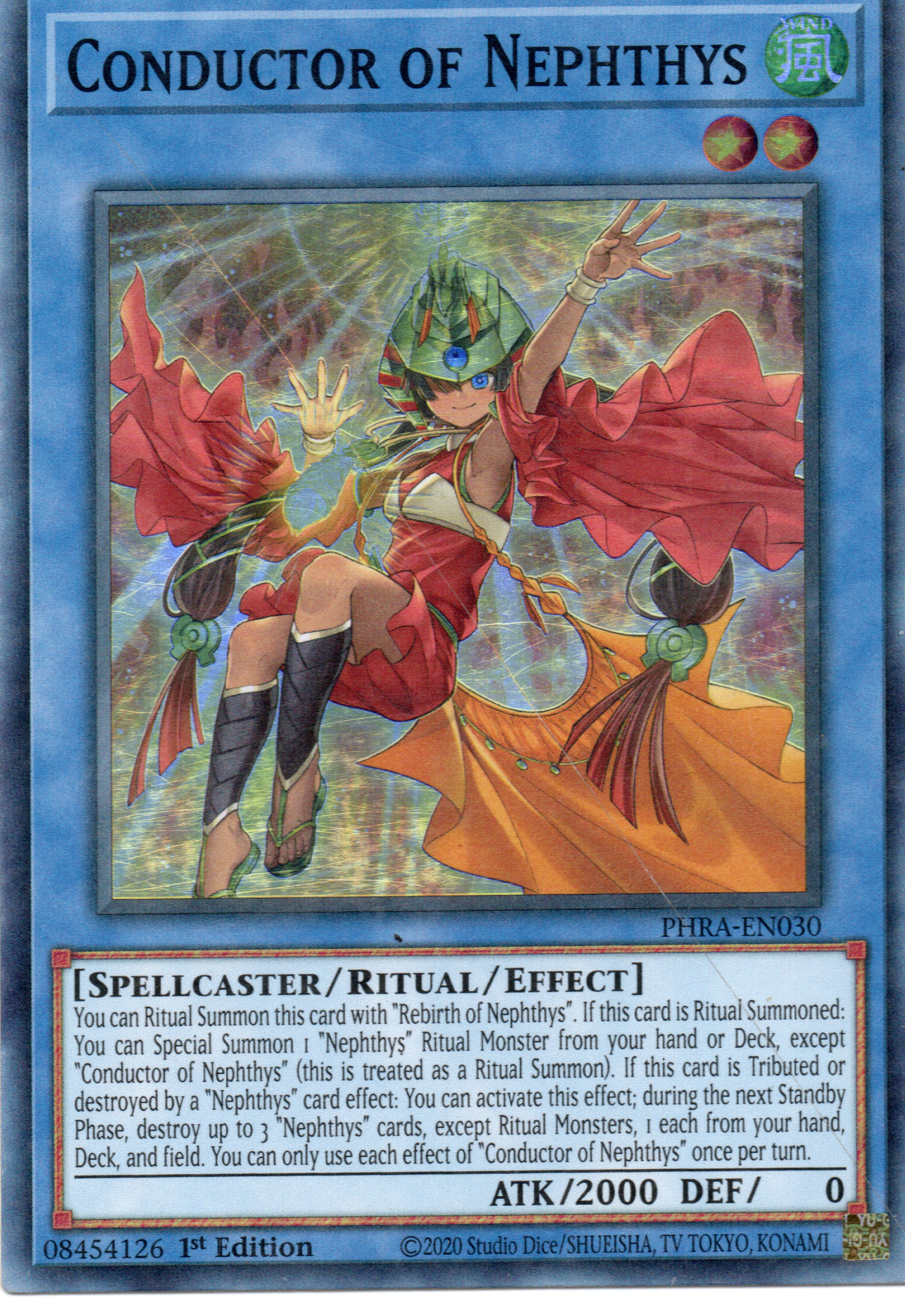 Conductor of Nephthys Carta Yugi PHRA-EN030