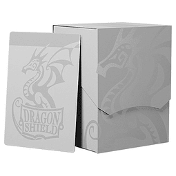 Deckbox - Dragon Shield White/ Black