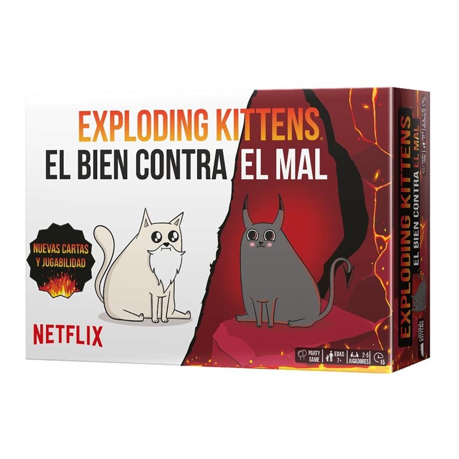 Juego de Mesa - Exploding Kittens El Bien Contra El Mal