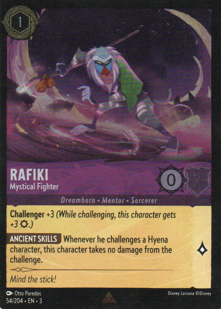 Rafiki Mystical Fighter Foil