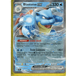 Blastoise ex carta pokemon