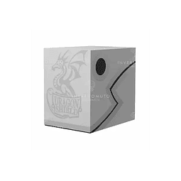 Deck Box - Dragon Shield Double Shell Ashen White/Black