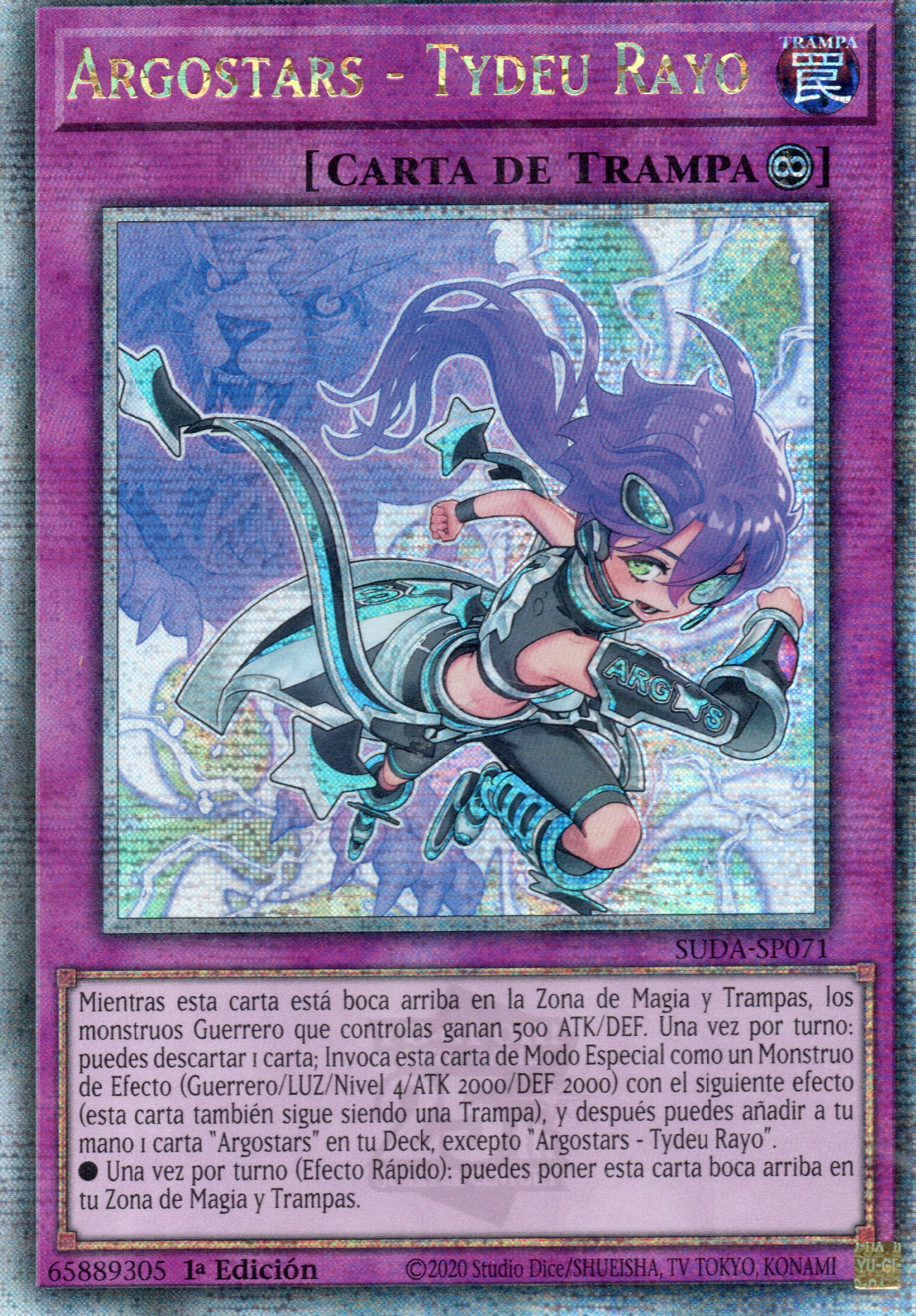 Argostars - Tydeu Rayo carta yugi SUDA-SP071 Ultimate Rare