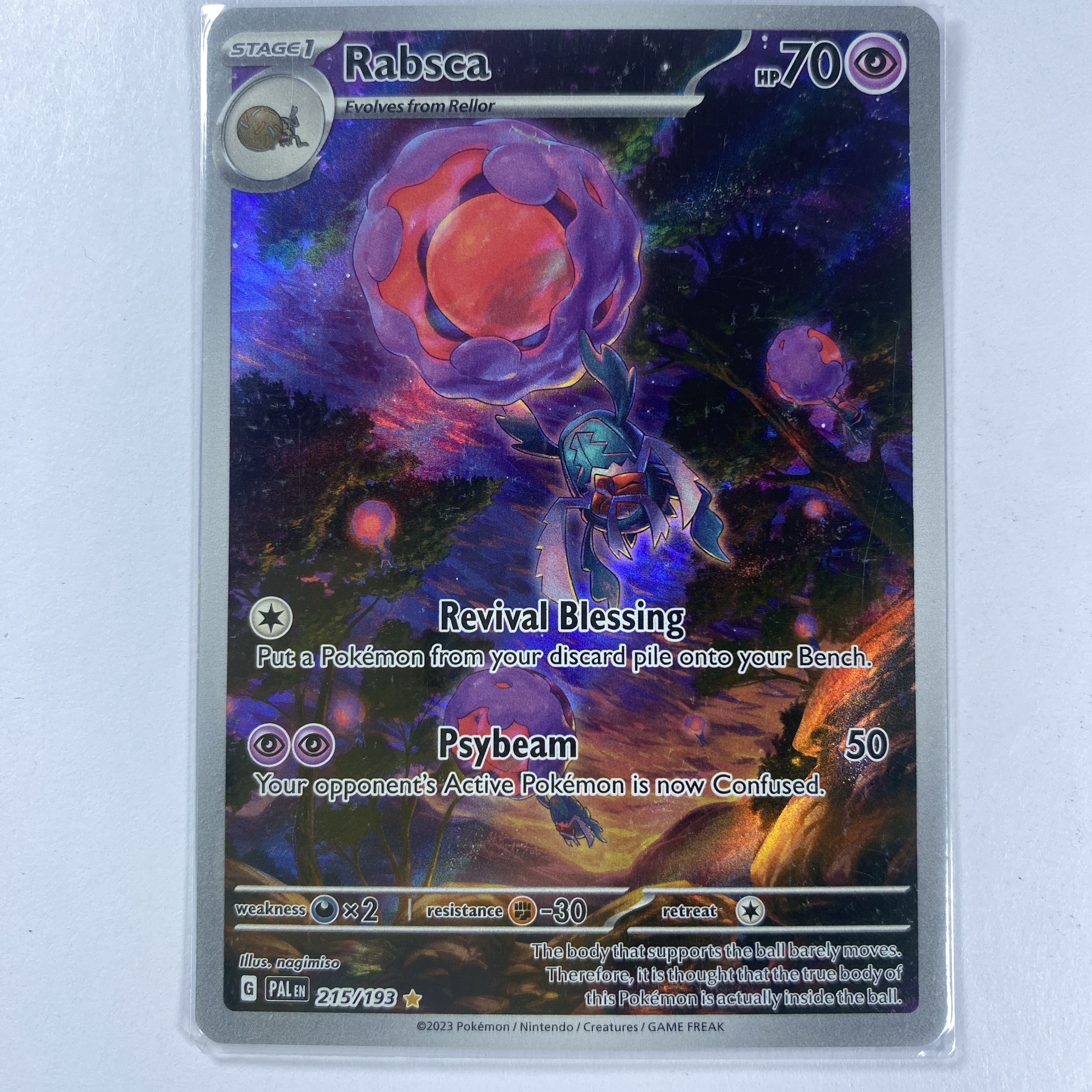 Rabsca  carta pokemon PAL EN 215/193