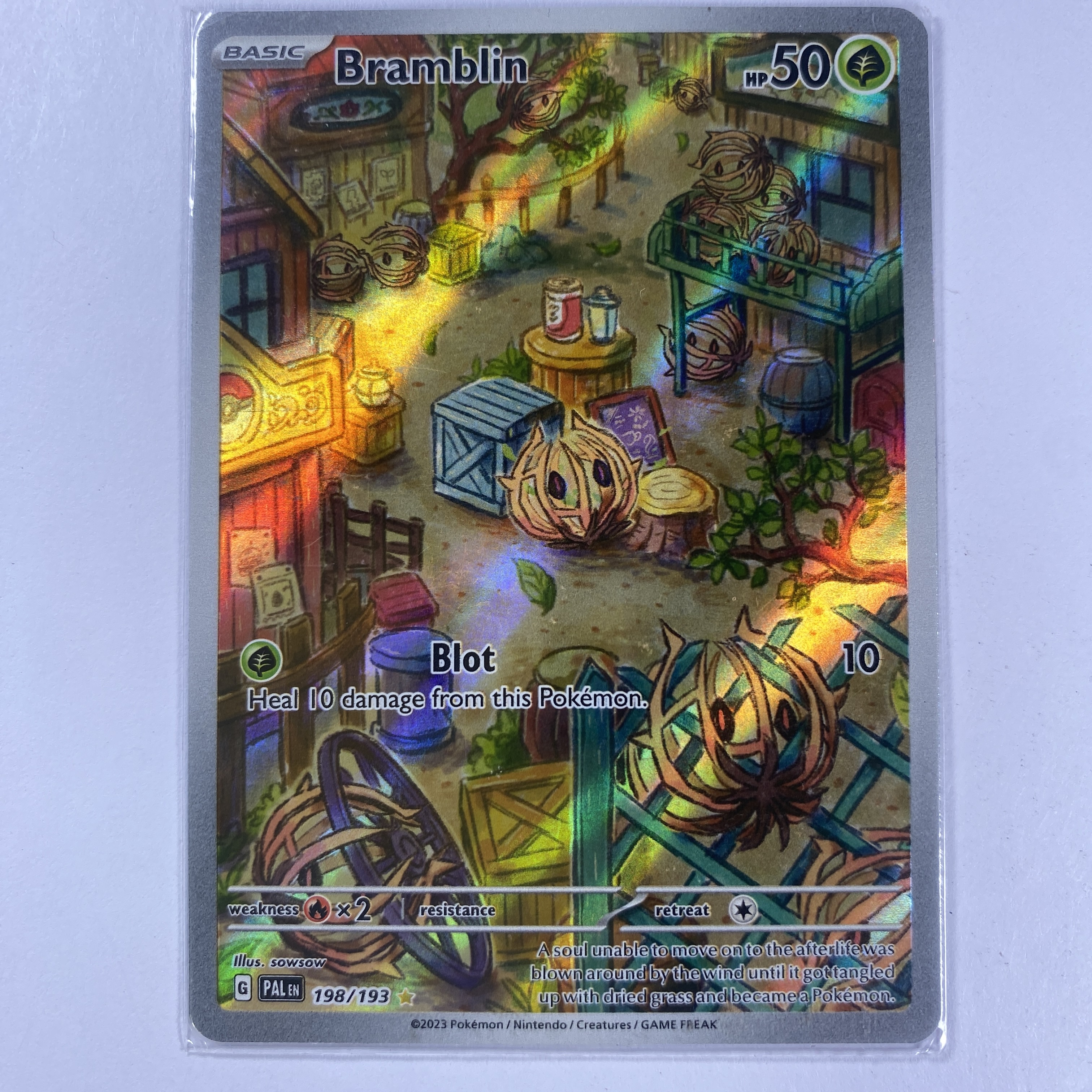 Bramblin  carta pokemon PAL EN 198/193