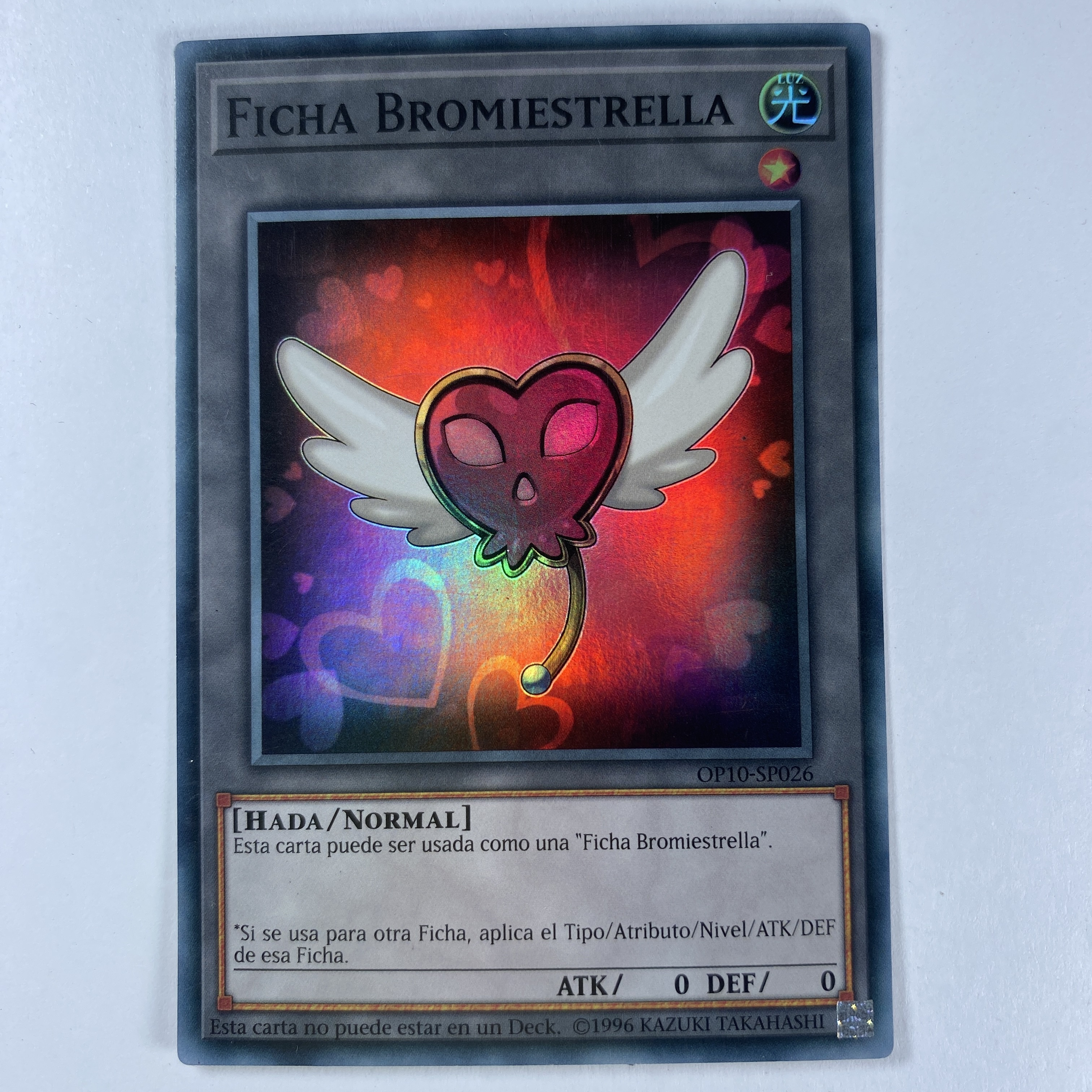 Trickstar Token carta yugi OP10-EN026 Super Rare 