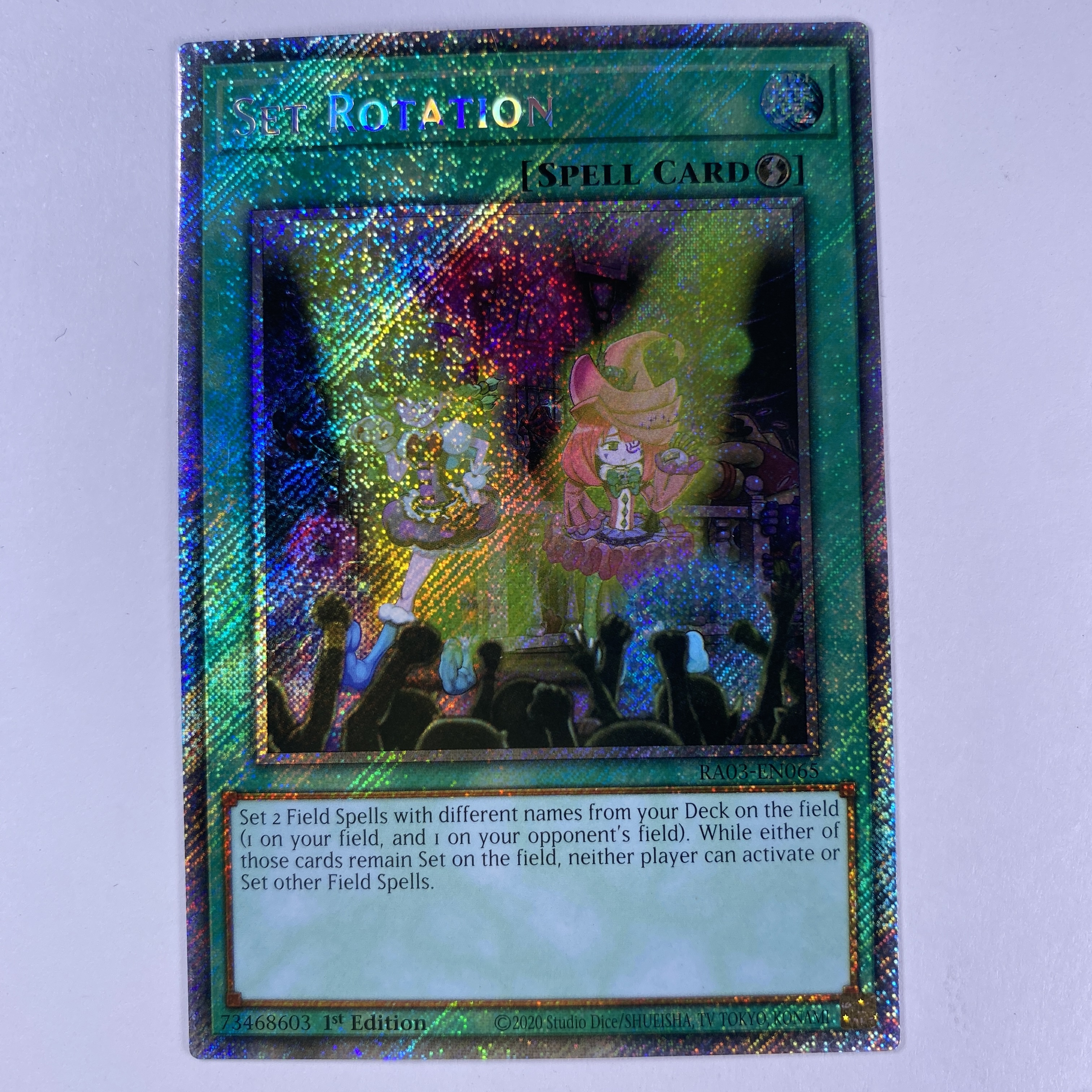 Set Rotation carta yugi RA03-EN065 Platinum Rare 