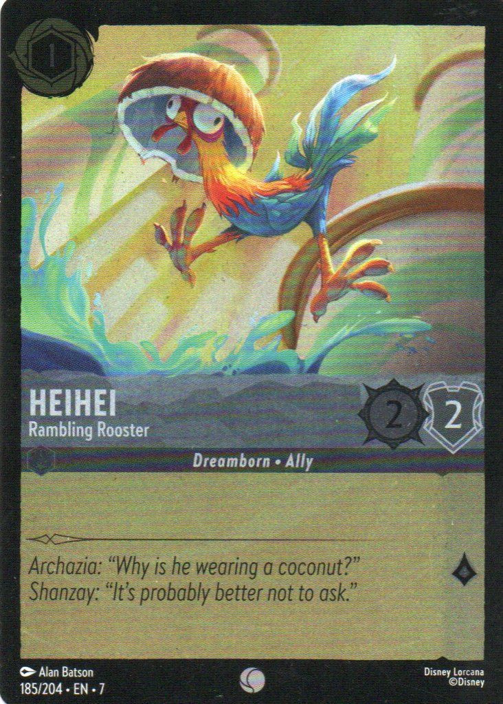 Heihei - Rambling Rooster 185/204 Common Foil
