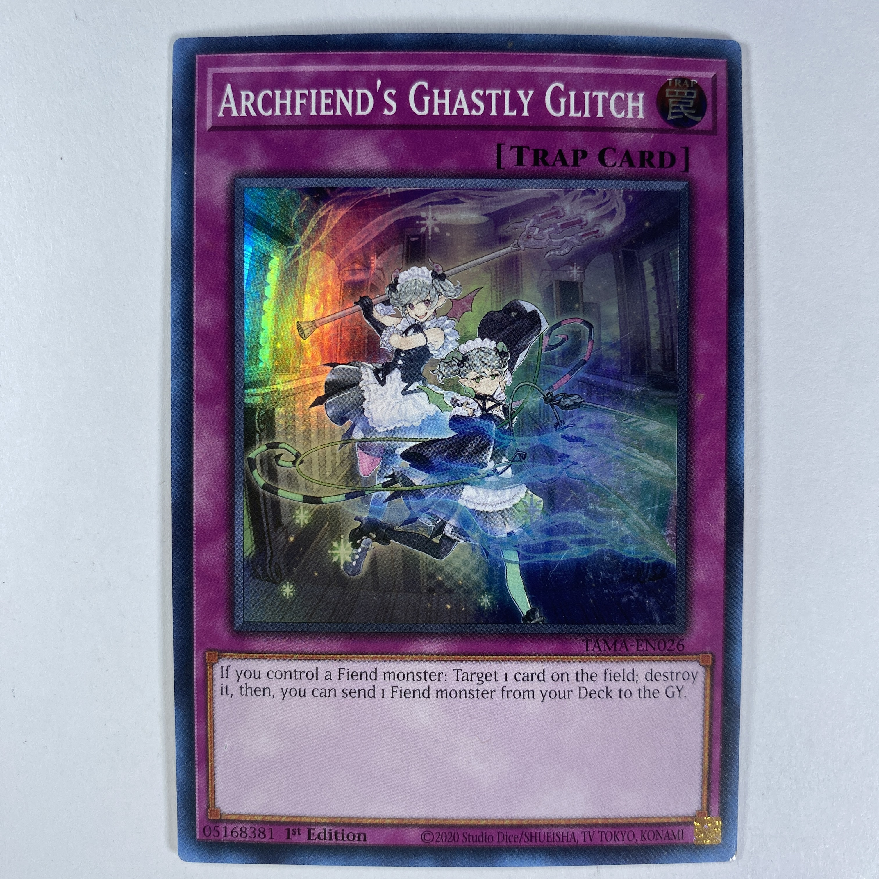 Archfiend's Ghastly Glitch TAMA-EN026  Super Rare 