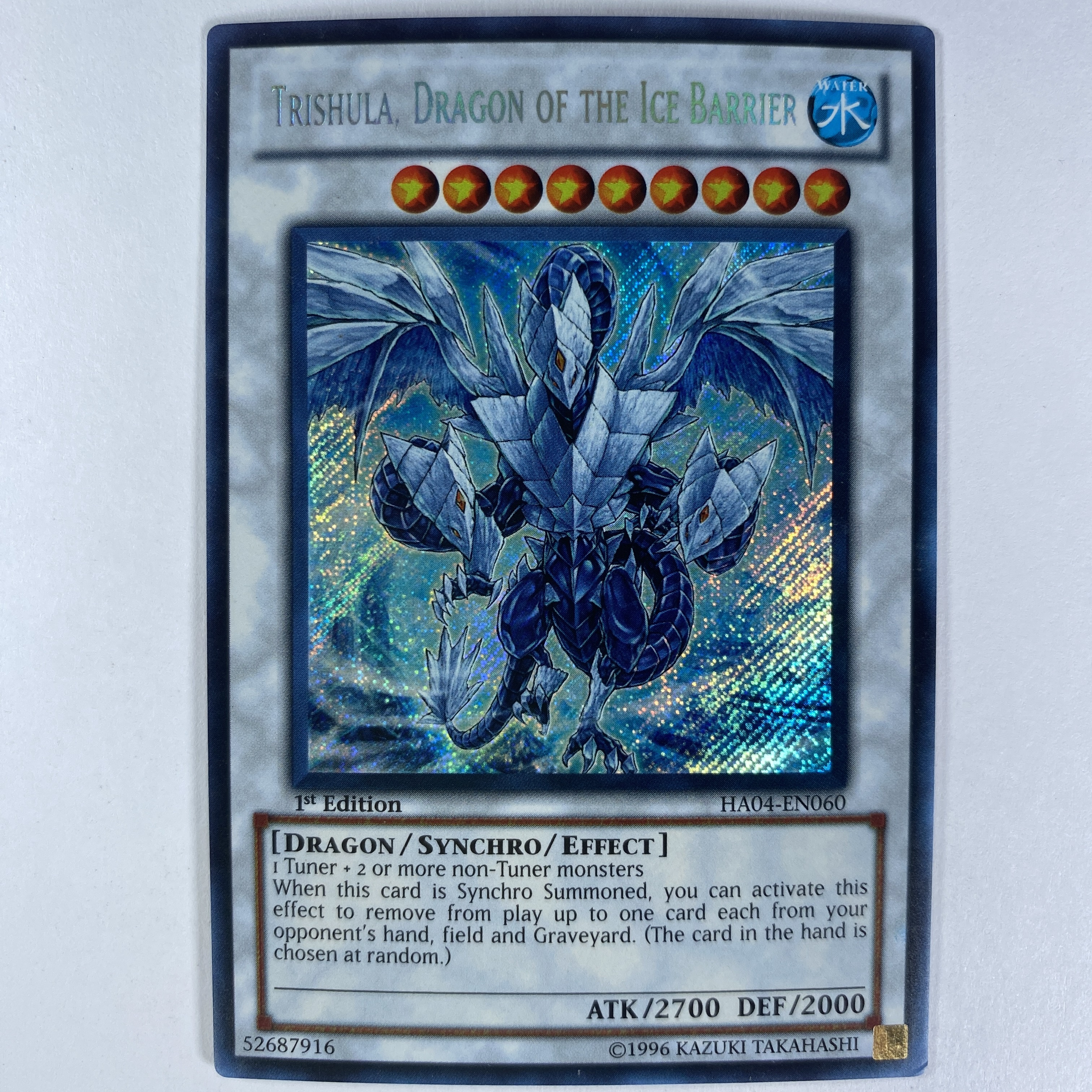 Trishula, Dragon of the Ice Barrier HA04-EN060  Secret Rare 