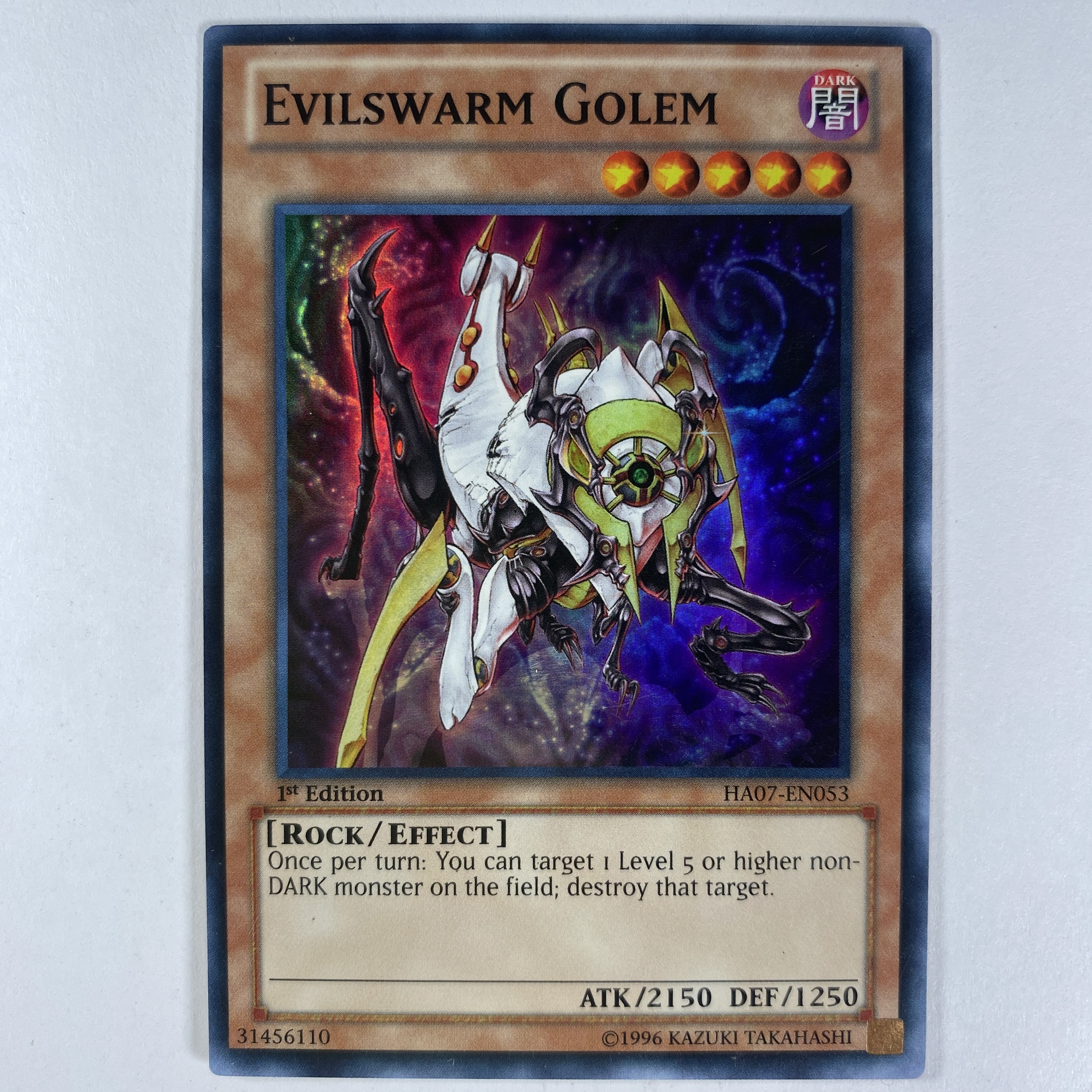 Evilswarm Golem HA07-EN053  Super Rare 