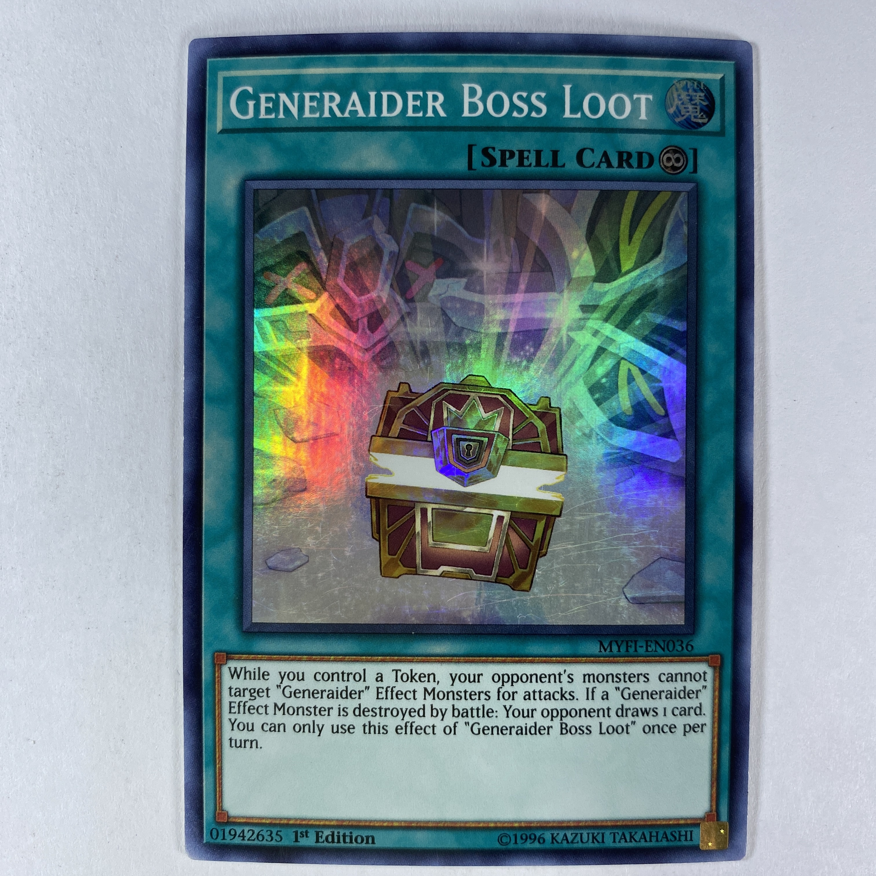 Generaider Boss Loot MYFI-EN036  Super Rare 