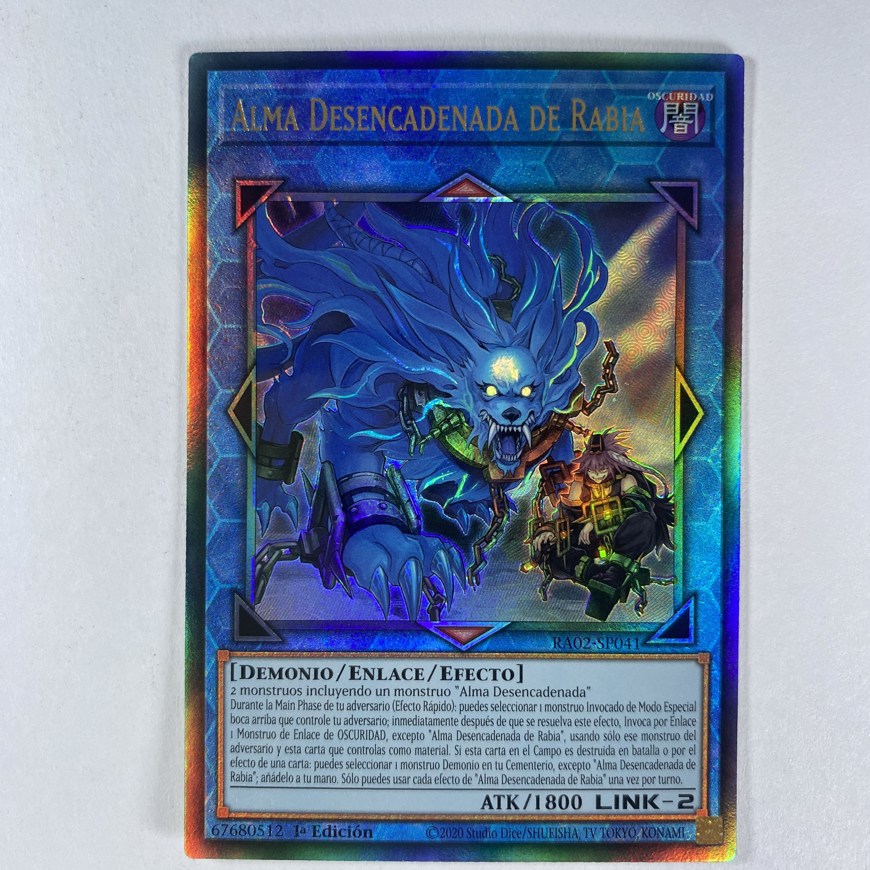 Unchained Soul of Rage RA02-SP041 Ultimate Rare 