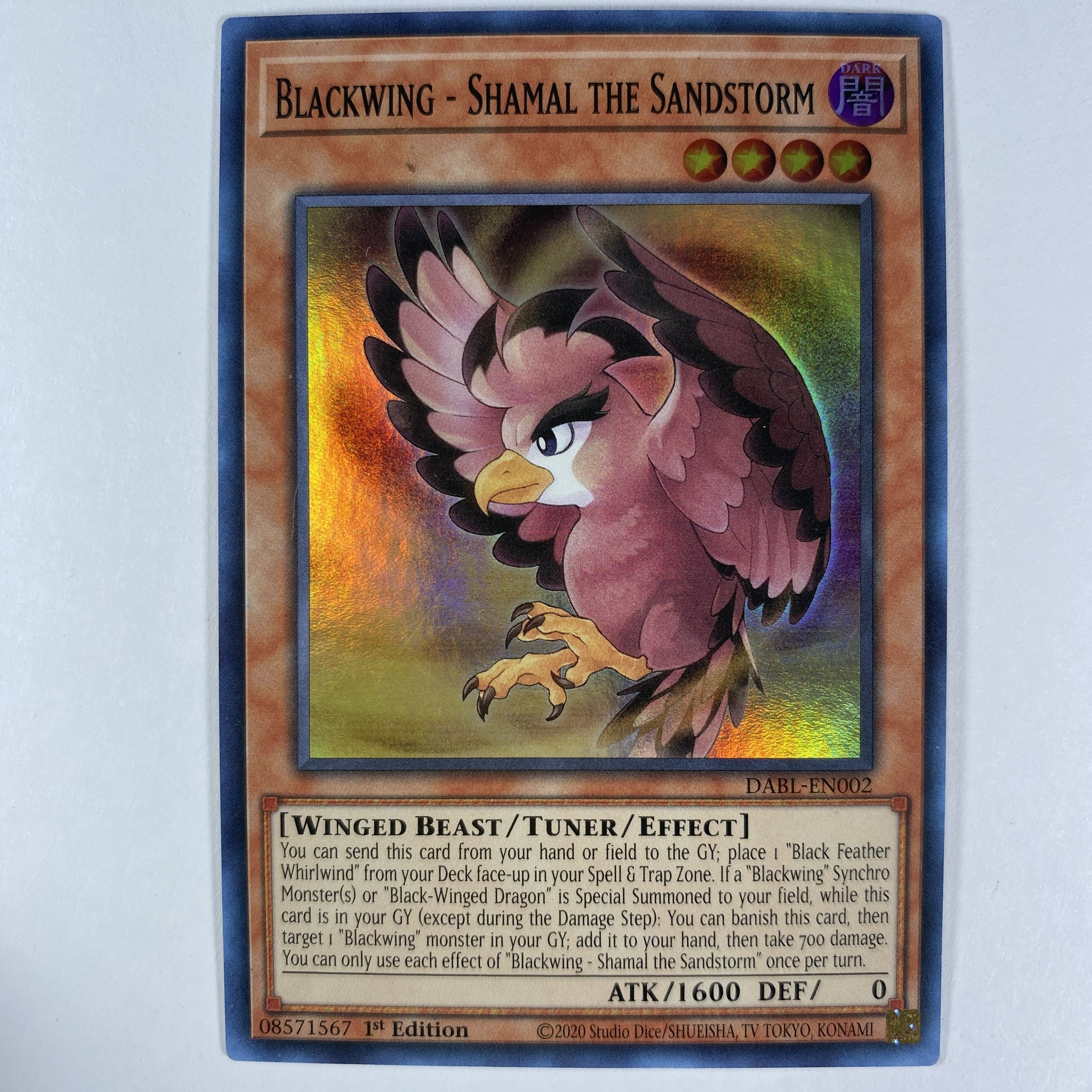 Blackwing - Shamal the Sandstorm DABL-EN002 Super Rare 