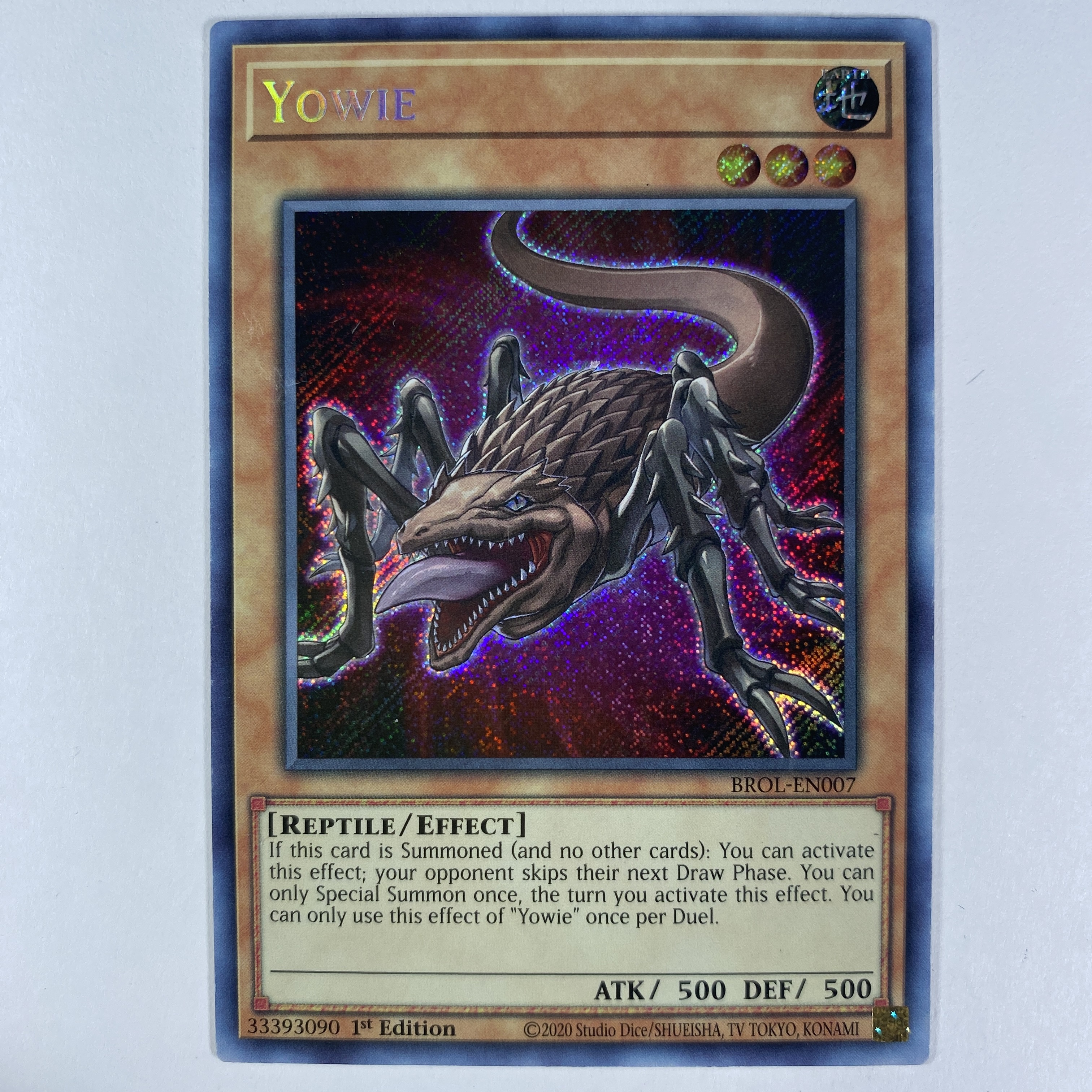 Yowie BROL-EN007 Secret Rare 