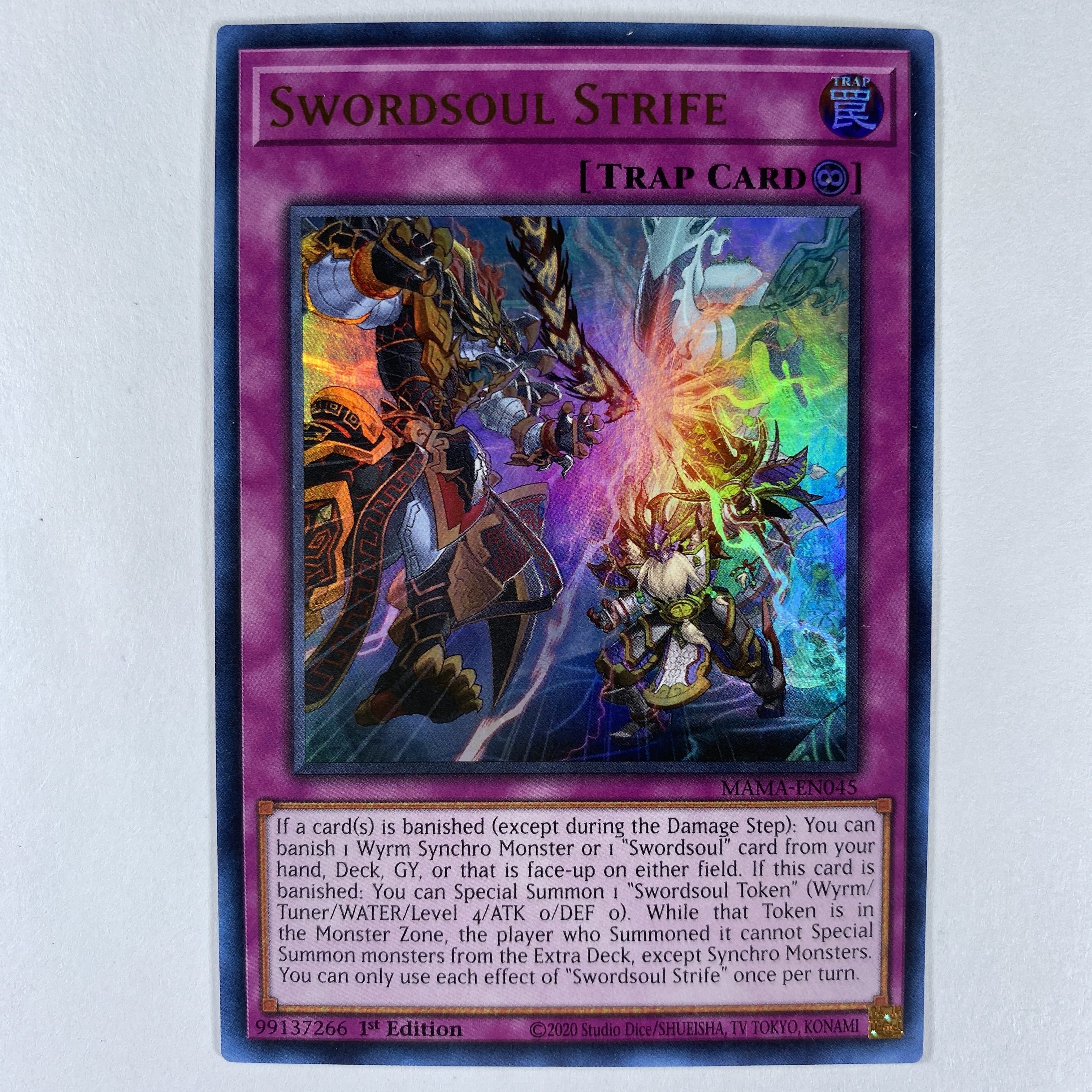 Swordsoul Strife MAMA-EN045 Ultra Rare