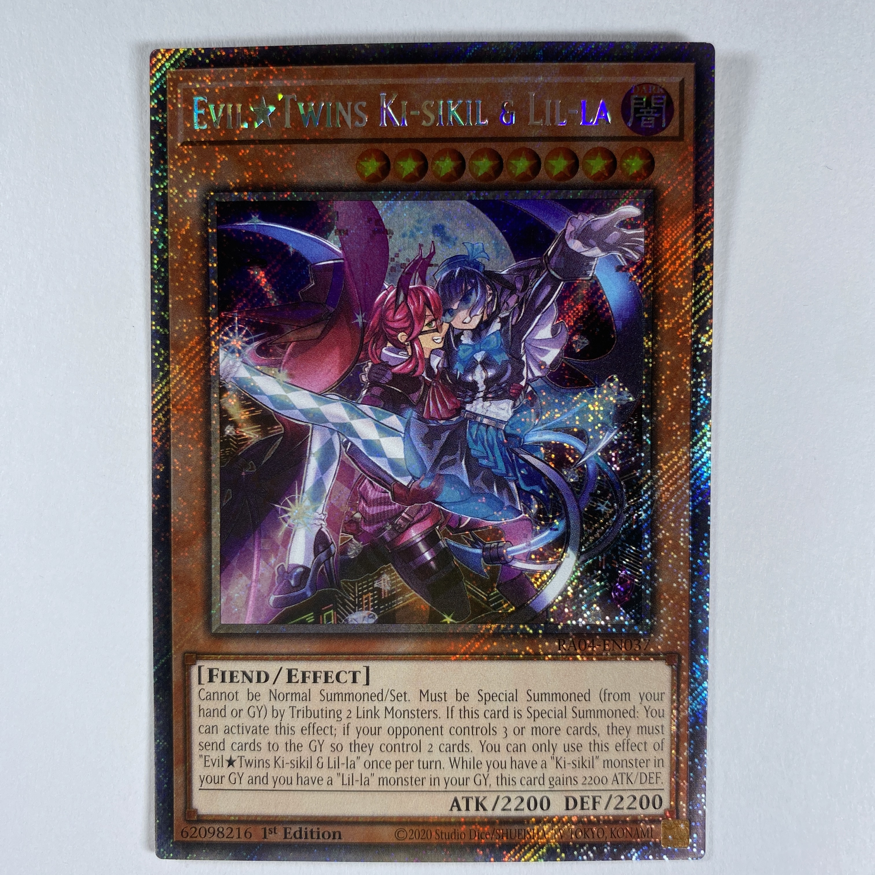 Evil★Twins Ki-sikil & Lil-la RA04-EN037 Platinum Rare