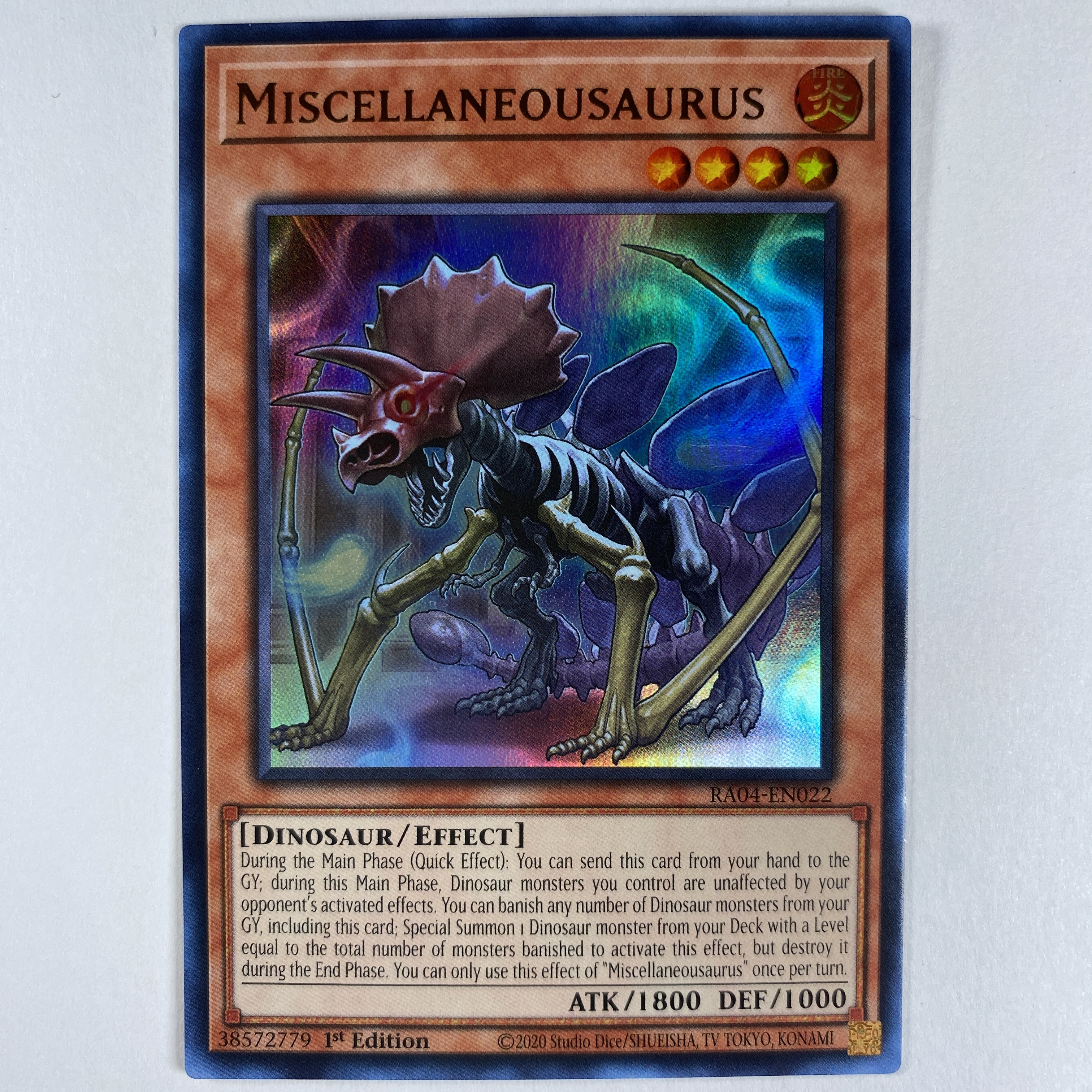 Miscellaneousaurus RA04-EN022 Ultra Rare
