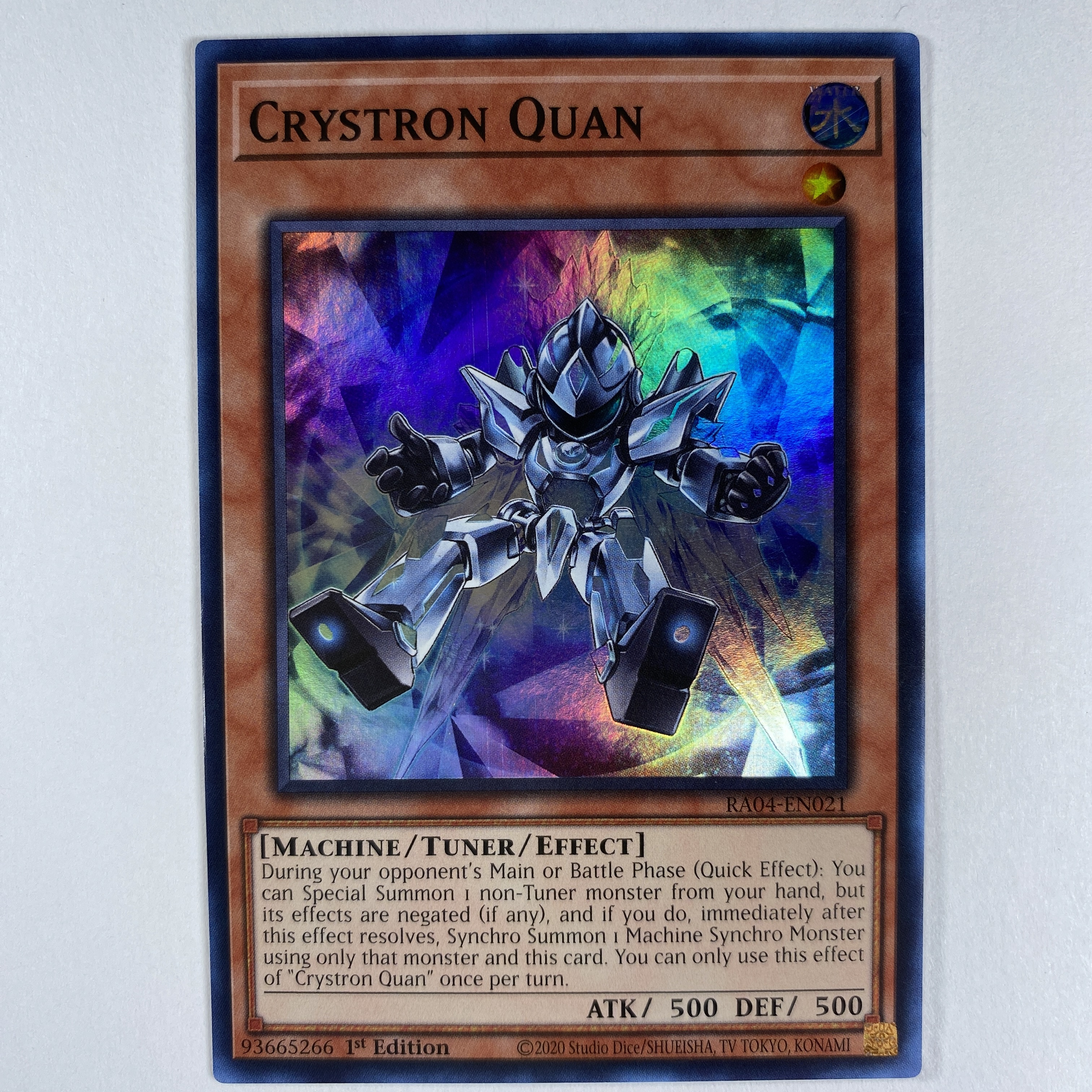 Crystron Quan RA04-EN021 Super Rare