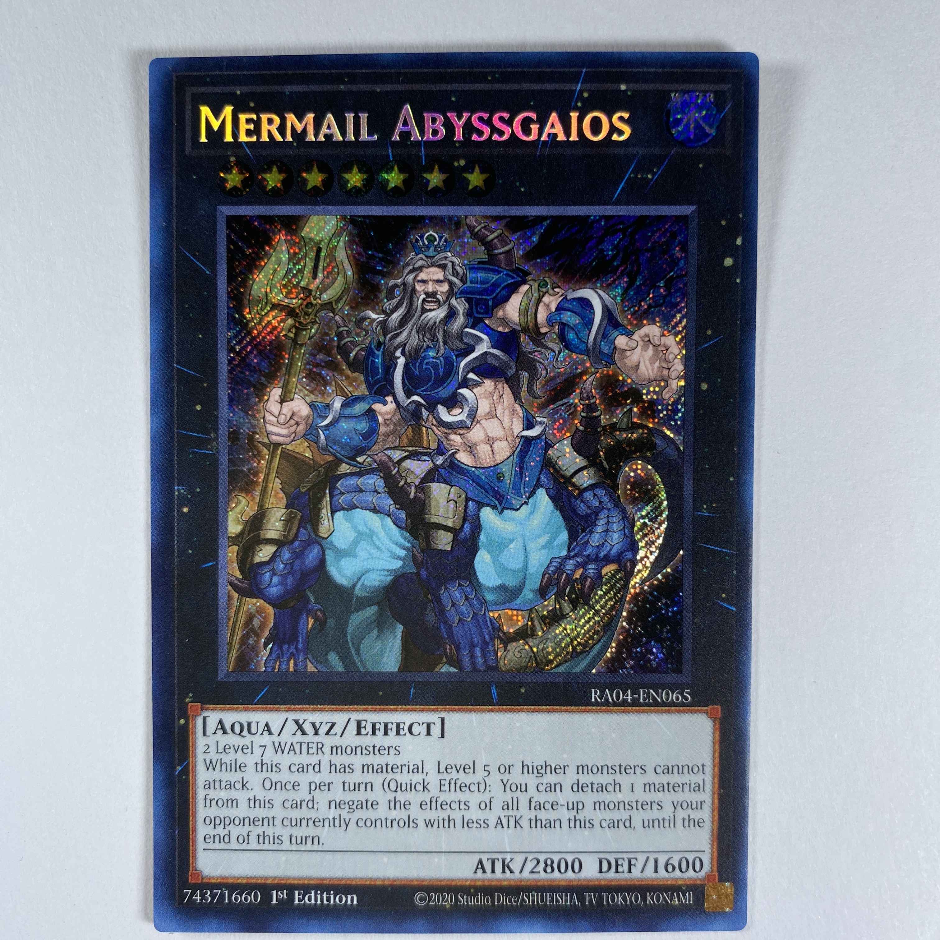 Mermail Abyssgaios RA04-EN065 Super Rare