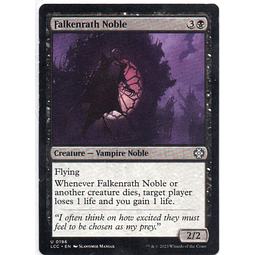 Falkenrath Noble Ingles Uncommun