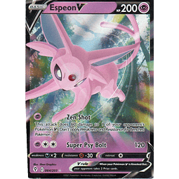 Espeon V carta pokemon Ingles