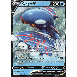 Kyogre V carta pokemon Ingles