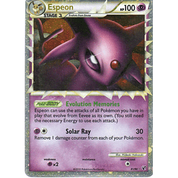 Espeon carta pokemon Ingles