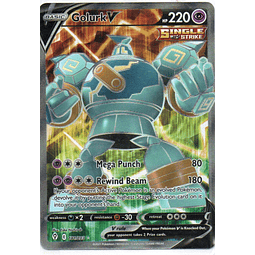 Golurk V carta pokemon Ingles